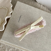 Fashion Trendy Sweet Bowknot Hair Clips for Girls Cute Elegant Graceful Alligators for Women Ladies Hair Accessories in Stock
