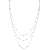 Fashion Simple Imitation Pearl Sweater Chain Necklaces for Girls Sweet Elegant Minimalistic Jewellry for Women Ladies Accessory