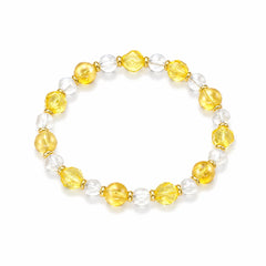 Female Yellow White Blue Crystal Energy Bracelet Simple Fashion Charms Factory Price Low MOQ in Stock Jewelry for Women Daily