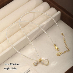 Fashion Cultured Pearl Elegant Necklaces for Girls Sweet Flower Jewelry for Women Ladies Jewelry for Women Ladies Wholesale