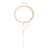 Sweet Trendy Fashion Sweater Chain for Girls Layered Wearing Necklaces for Girls Elegant Jewelry for Women Ladies Accessories