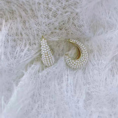 Ladies Flower Heart Decorative Small Drop Earring Fashion Elegant Luxurious Charms Glitter Sequined Bulk Jewelry Accessories