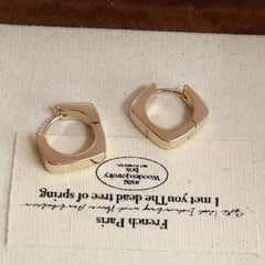 Fashion Trendy Simple Minimalistic Elegant Hoop Earrings for Girls Glamorous Dainty Jewelry for Women Ladies Accessories Chic