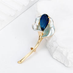Fashion Flower Sweet Elegant Brooches for Girls Stylish Glamorous Dainty Pins Jewelry for Women Ladies Accessories Wholesale