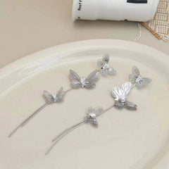 Refined Fashion Flowers Floral Trendy Drop Earrings for Girls Sweet Elegant Jewelry for Women Lady Accessories Chinese Supplier