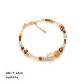 Fashion Turquoise Tiger Eye Stone Beads Boho Bracelets for Girls Trendy Stylish Jewelry for Women Ladies Wholesale Low MOQ