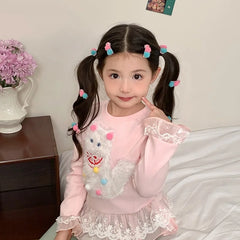 Fashion Sweet Cute Hair Clips for Baby Girls Balls Stylish Alligators for Kids Children Hair Accessories Chinese Suppliers