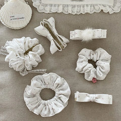 Fashion Elegant Sweet Scrunchies for Girls Trendy Simple Hair Ties for Women Ladies Hair Accessories Chinese Supplier Chic