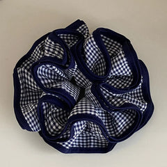 Women Simple Plaid Multi Layer Hair Ties for Girls Elegant Sweet Cute Scrunchies for Ladies Hair Accessories Chinese Supplier