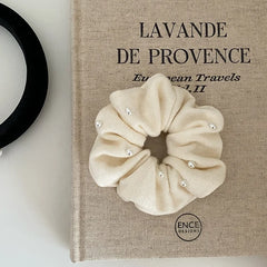 Fashion Solid Color Simple Minimalistic Scrunchies for Girls Sweet Elegant Hair Ties for Women Ladies Hair Accessories in Stock