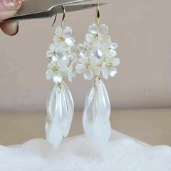 Sweet Elegant Fashion Trendy Fairy Drop Earrings for Girls Tassel Graceful Glamorous Jewelry for Women Ladies Accessories Chic
