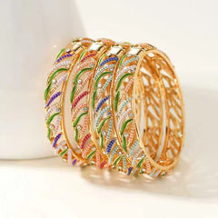 Fashion Trendy Stylish Elegant Vintage Charms Bangles for Girls Bold Dainty Jewelry for Women Lady Accessories Chinese Supplier
