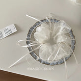 2025 Hot Sale Fashionable Elegant Hair Ties for Girls Creative Design Ribbon Hair Accessories Princess-style Women's Scrunchies