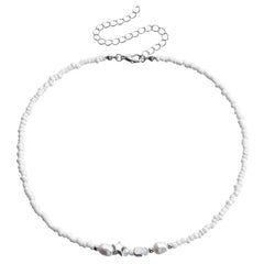 Fashion Star Beads Simple Solid Color Necklaces for Girls Sweet Trendy Jewellry for Women Ladies Accessories Chinese Supplier