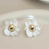 Female Flower Shape Small Stud Earring Fashion Luxurious Dainty Affordable Bulk Jewelry Accessories for Women Daily Causal Use