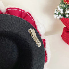 2025 Christmas Classic Deer Hair Clips for Baby Girls New Year Alligators for Kids Children Hair Accessories Chinese Supplier