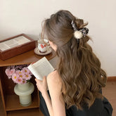 Fashion Elegant Trendy Stylish Hair Claw Clips for Girls Cute Imitation Pearl Claws for Women Ladies Hair Accessories Chic