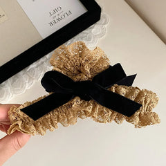 Fashion Vintage Sweet Elegant Trendy Hair Claw Clips for Girls Elegant Bowknot Hair Accessories for Women Ladies in Stock