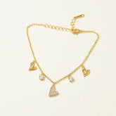 Fashion Simple Minimalistic Luxury Trendy Bracelets for Girls Chain Elegant Glamorous Jewellry for Women Ladies Accessories