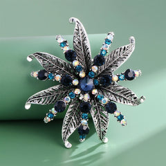 Fashion Glitter Dainty Glamorous Brooches for Girls Elegant Graceful Vintage Retro Pins Jewelry for Women Ladies Accessories