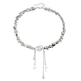 Fashion Simple Beads Art Deco Insta Style Necklaces for Girls Elegant Glamorous Jewelry for Women Ladies Accessories Wholesale