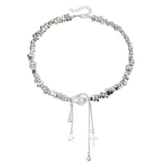 Fashion Simple Beads Art Deco Insta Style Necklaces for Girls Elegant Glamorous Jewelry for Women Ladies Accessories Wholesale