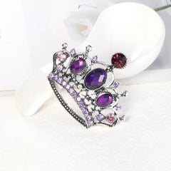 Fashion Luxury Elegant Glitter Sparking Brooches for Girls Crown New Design Pins Jewelry for Women Ladies Accessories Hot Sale