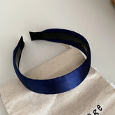 Female Girls Solid Colored Wide Hairbands Fashion Glossy Minimalistic Fashion Customized in Stock Headband Accessories for Daily