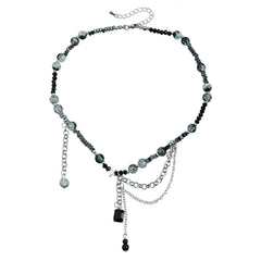 Fashion Beads Star Link Necklaces for Girls Stylish Trendy Art Deco Jewelry for Women Ladies Accessories Teenager Wholesale