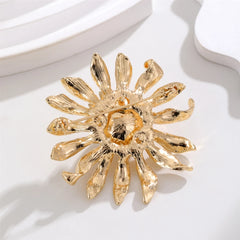 Fashion Glitter Sweet Flowers Floral Sparking Brooches for Girls Imitation Pearl Pins Jewelry for Women Ladies Accessories