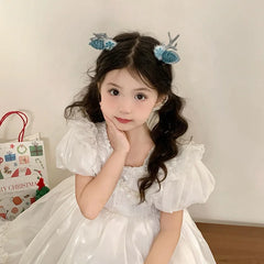 2025 Christmas Rein Deer Hair Band for Baby Girls Glitter Elegant Fashion Head Band for Kids Children Hair Accessories in Stock