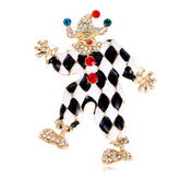 Fashion Trendy Stylish Classic Clown Brooches for Girls Glamorous Charms Pins Jewelry for Women Ladies Accessories Hot Sale
