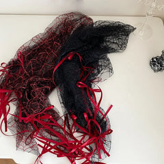 Women Halloween Festival Accessories Solid Colored Tulle Veil Hairpins Fashion Elegant Customized Bulk Order for Female Girls