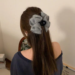 Female Solid Color Simple Large Hair Claw Fashion Chic Elegant Customized Wholesale in Stock Hair Clips Accessories for Women