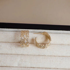 Fashion Simple Minimalistic Classic Trendy Hoop Earrings for Girls Elegant Art Deco Jewelry for Women Ladies Accessories Chic