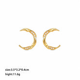 Fashion Copper 18K Gold Plated S925 Silver Imitation Pearl Hoop Earrings for Girls Trendy Jewelry for Women Ladies Wholesale