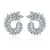 Fashion Luxury Glitter Bold Rhinestone Drop Earrings for Girls Trendy Stylish Elegant Vintage Jewelry for Women Lady Accessories