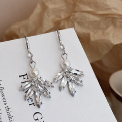 Fashion Glitter Trendy Butterfly Drop Earrings for Girls Sweet Luxury Elegant Jewelry for Women Ladies Accessories Wholesale