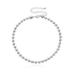 Fashion Simple Beads Minimalistic Trendy Necklaces for Girls Stylish Elegant Jewelry for Women Ladies Accessories Wholesale