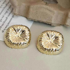 Girls Creative Design Latest Solid Color Medium Stud Earring Fashion Affordable Dainty Wholesale Jewelry Accessories for Causal