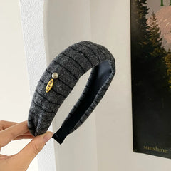 Fashion Simple Elegant French Style Hair Band for Girls Stripe Classic Head Band for Women Ladies Hair Accessories in Stock