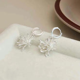 Ladies Heart Square Shape Rhinestone Decorative Medium New Design Drop Earring Fashion Sparking Bulk Jewelry Accessory for Daily