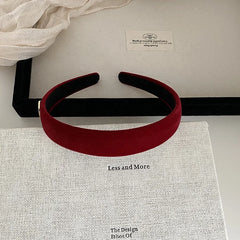 Fashion Solid Color Elegant Luxury Hair Band for Girls Sweet Graceful Stylish Head Band for Women Ladies Hair Accessories