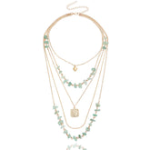 Fashion Layered Wearing Elegant Luxury Glamorous Dainty Necklaces for Girls Sweater Chains Elegant Jewelry for Women Ladies