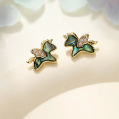 Fashion Trendy Animals Horse Sweet Stud Earrings for Girls Elegant New Year Glamorous Jewelry for Women Ladies Accessories