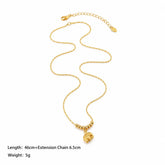 Women Chain Copper 18k Gold-plated Simple Drop Necklace Fashion Charms Factory Price Low MOQ in Stock Jewelry for Female Causal