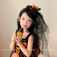 2025 Halloween Pumpkin Skeleton Hair Clips for Baby Girls Devil Vampire Spooky Alligators for Kids Children Hair Accessories