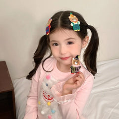 Fashion Animals Bear Hair Clips for Baby Girls Cute Sweet Kawaii Snap Clips for Kids Children Hair Accessories Chinese Supplier