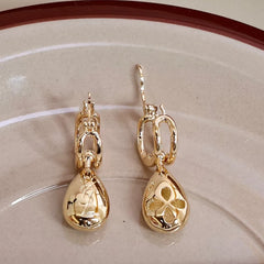 Fashion Simple Minimalistic Trendy Elegant Hoop Earrings for Girls Charms Glamorous Jewelry for Women Ladies Accessories Chic