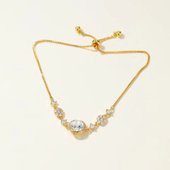Trendy Heart Shaped Glitter Rhinestone Necklaces for Girls Sweet Dainty Charms Jewelry for Women Ladies Accessories Art Deco